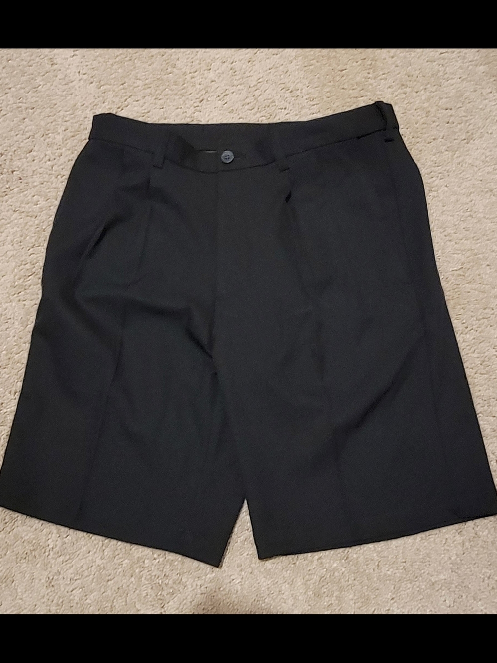 Classic Black Men’s Dress Shorts